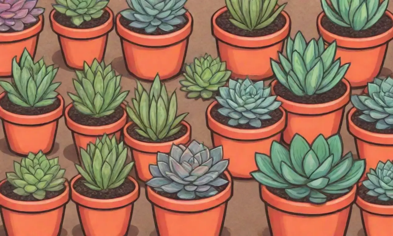 Colorful, informative layout with practical tips on succulents