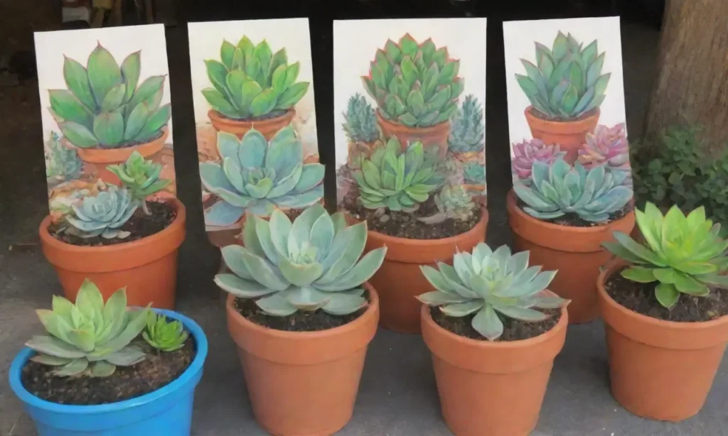 A vibrant community event featured colorful succulents