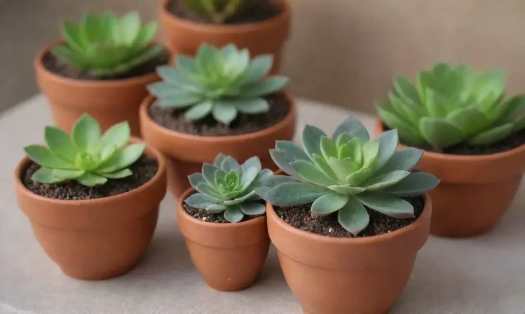 Vibrant mini succulents with soothing greens and charming pots enhance any space