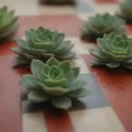 Elegant Succulent Shift Tiles to Decorate Taller Spaces