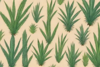 A vibrant wallpaper showcases Moringa leaves and Aloe textures