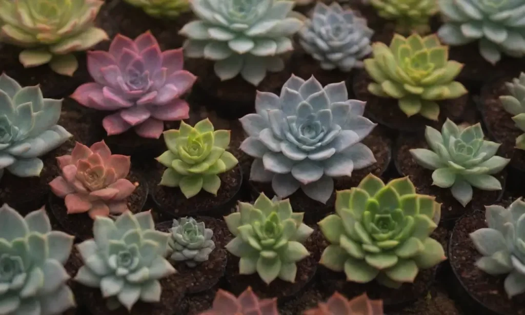 A vibrant succulent wallpaper highlights stress indicators for monitoring plants