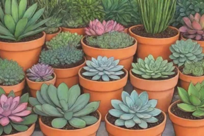 Succulent gardens offer beauty