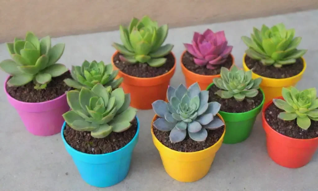 A guide to colorful succulents with tips and instructions