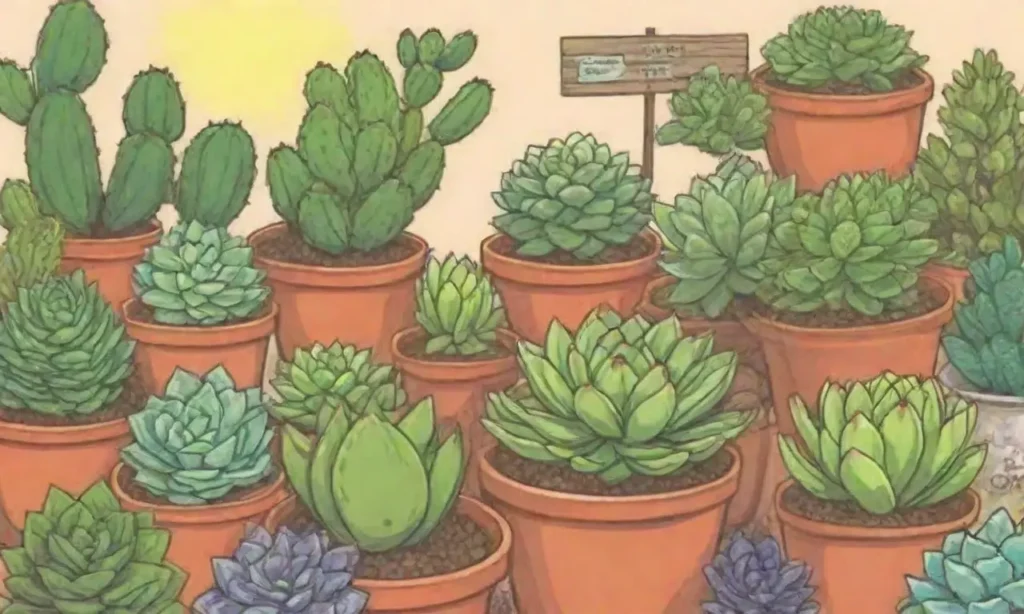 A colorful design highlights succulents and photosynthesis with engaging visuals and educational labels