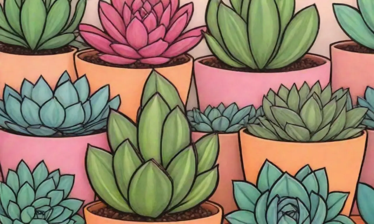 Vibrant succulents create eye-catching modern home decor