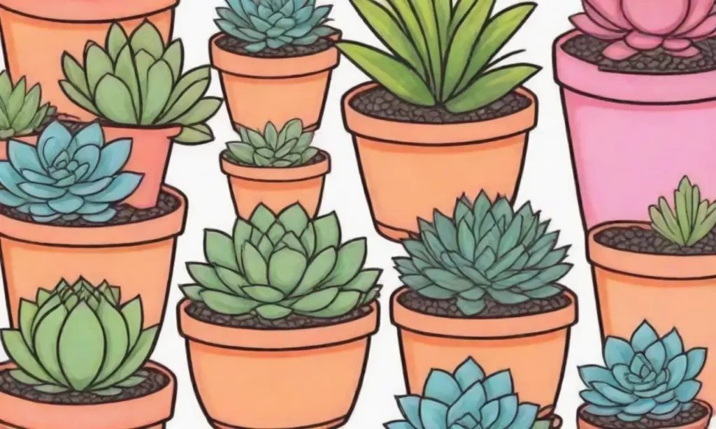 Colorful succulents with vibrant designs and care tips for plant lovers