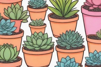 Colorful succulents with vibrant designs and care tips for plant lovers