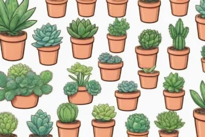 Includes colorful illustrations and care tips for succulents