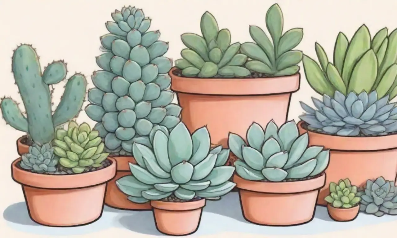 A serene landscape features vibrant succulents and essential winter care tips