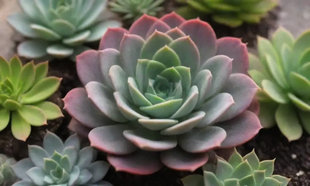 Succulents embody resilience and wellness through vibrant colors and comforting textures