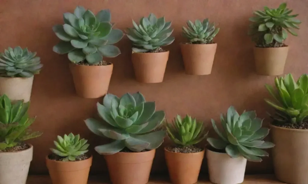 The wallpaper showcases vibrant succulents with tips for care and signs of overwatering