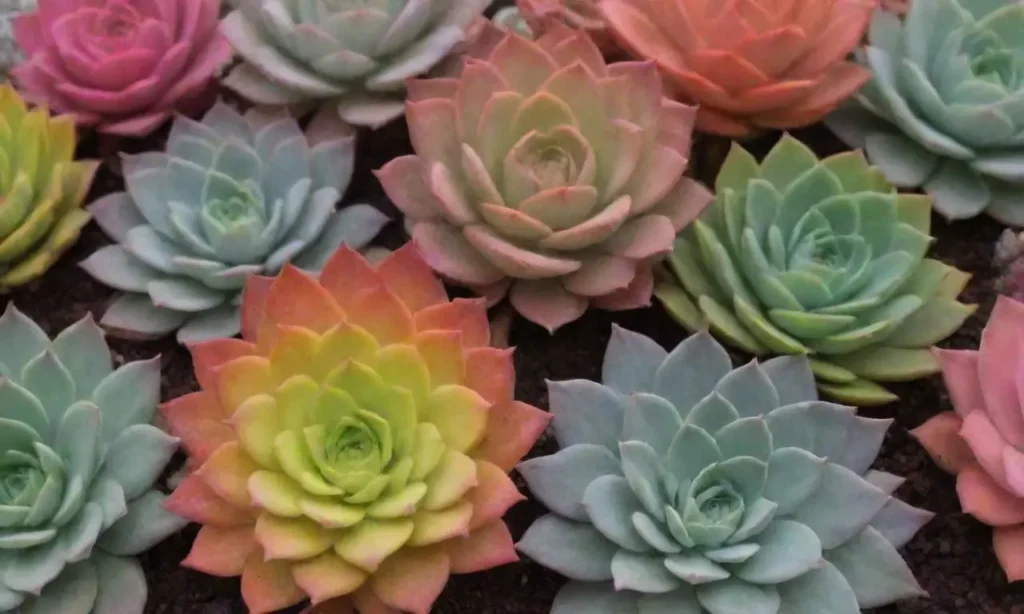 Colorful succulents with engaging design and informative content