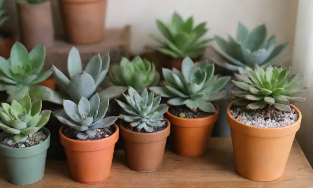 A vibrant subscription box offers colorful succulents