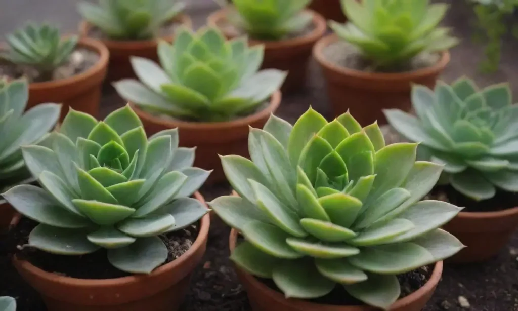 Care for succulents by adjusting moisture