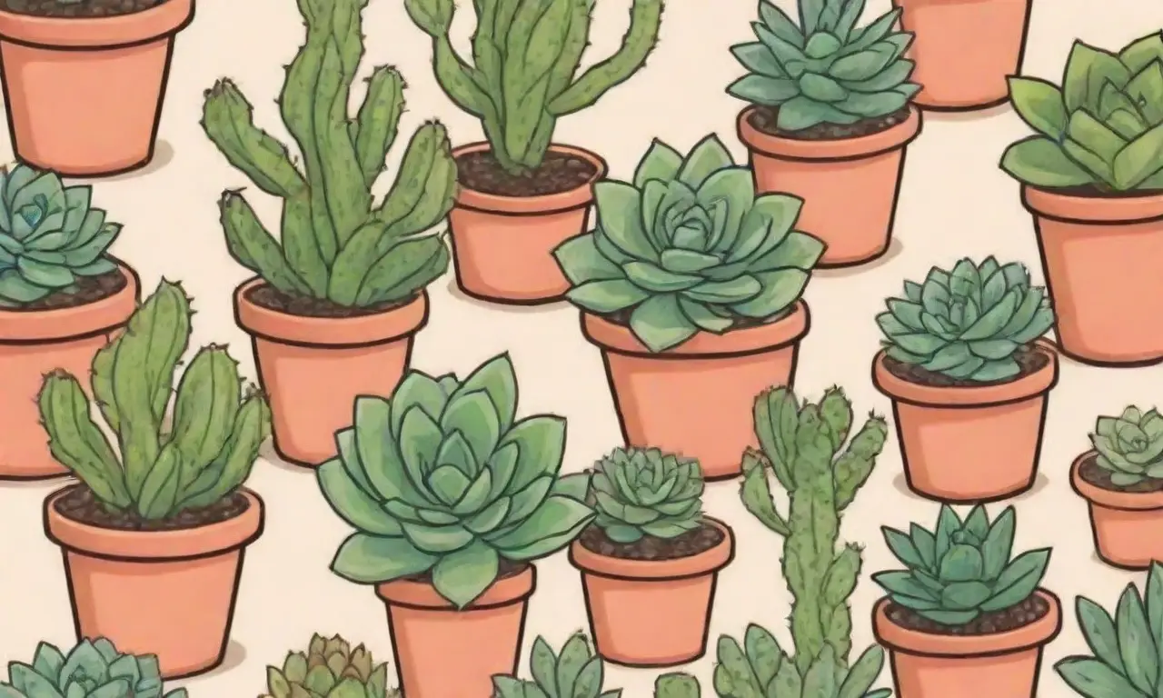 This wallpaper showcases succulent care tips and management strategies