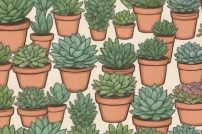 The wallpaper showcases vibrant succulents and greens with helpful propagation tips and an engaging design